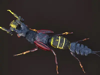 Mech Ant Free low-poly 3D model
