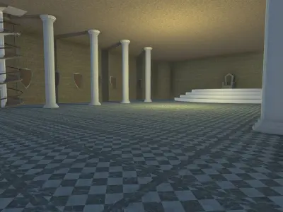 Medieval Castle Free 3D model