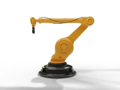 Industrial robot arm Free 3D model