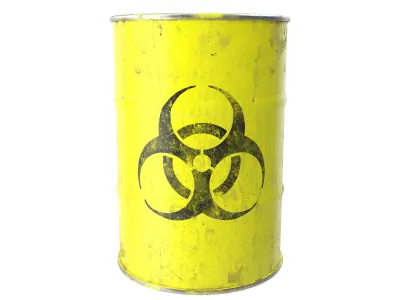 Biohazard barrel 3D model