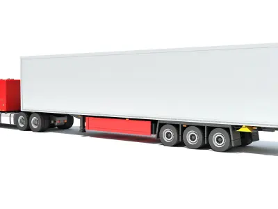 Refrigerator Truck 3D model