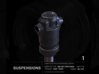 13 Suspensions SUBD 3D model