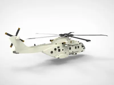 AgustaWestland AW101 3D model buy