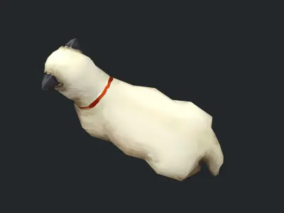 animated sheep Low-poly 3D model purchase