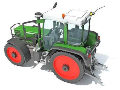 Tractor 3D model 16