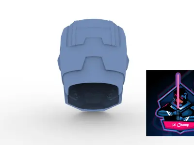 Ironman Patriot Helmet ready to 3d print 3D model