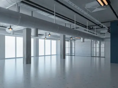 Loft Office interior 5 3D model purchase
