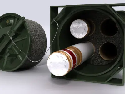 Hydra 70 Containers 3D model