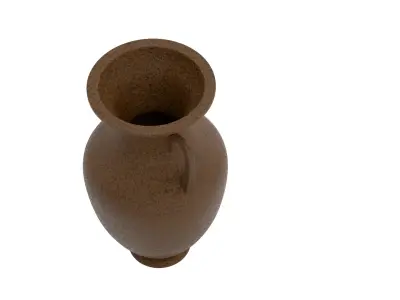 Antiqued Greek Terracotta Amphora 3D model