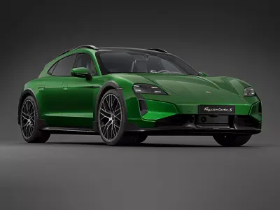 2025 Porsche Taycan Turbo S Cross Turismo 3D model