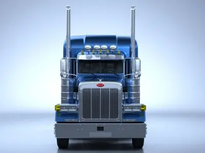 Peterbilt 379 Truck 1987 3D model