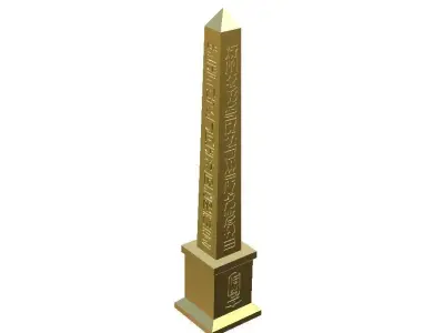 Egyptian obelisk  3D model
