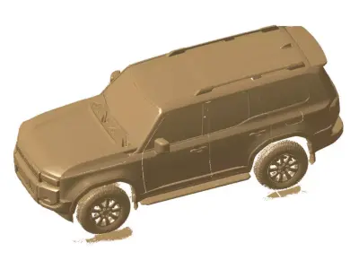 Toyota Land cruiser 250 Exterior 3d scan data 3D model 3D model