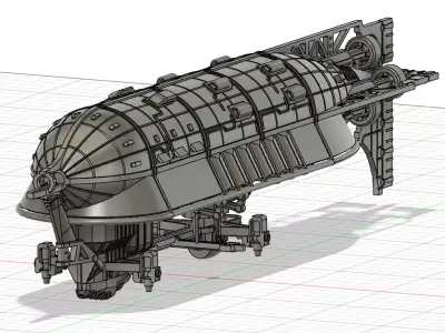 Fallout 4 - Prydwen Model 3D print model