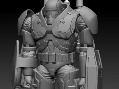 Blaze Trooper Articularion One12 Scale 3D files 3D print model