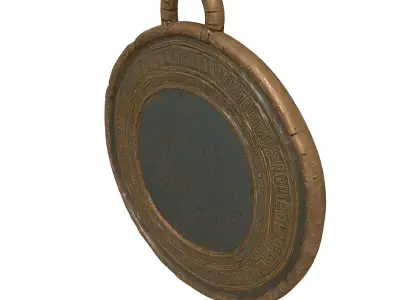 Ancient Medallion 3D Model Low-poly 3D model