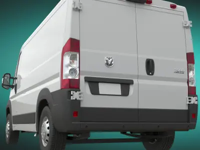 2024 Ram ProMaster 1500 TRADESMAN CARGO VAN LOW ROOF 136 WB  3D model