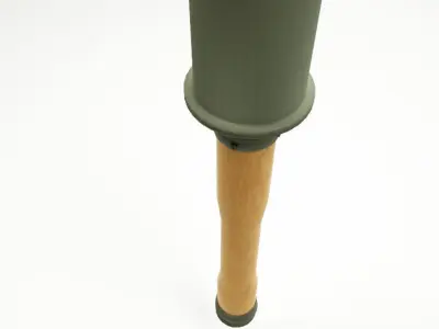 German hand grenade Low-poly 3D model