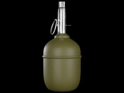 RGD-5 Grenade - made in Blender Low-poly 3D model