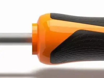 3d modeled screwdriver  3D model