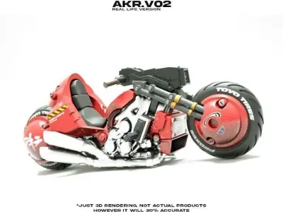 AKIRA BIKE ZB Version 3D print model