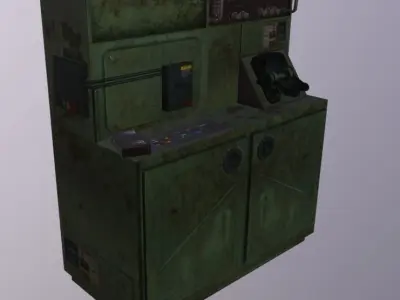 TransportHubConsole Low-poly 3D model