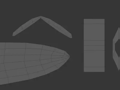 Katana Sword Free low-poly 3D model