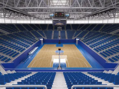 Basketball Arena 03 3D model
