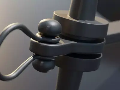 Classic Ship Anchor 3D Model 3D model