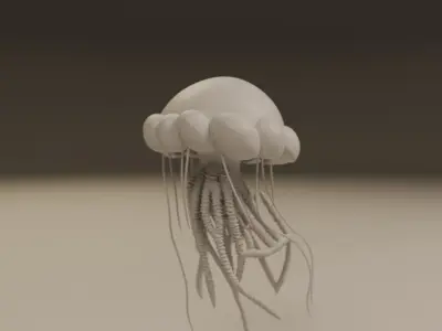 jellyfish 3D print model