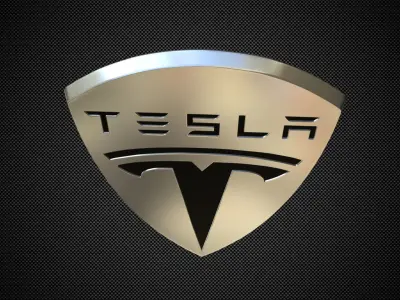 Tesla Logo 3D model from CGTrader