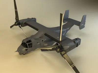 CV-22 Osprey USAF 3D model