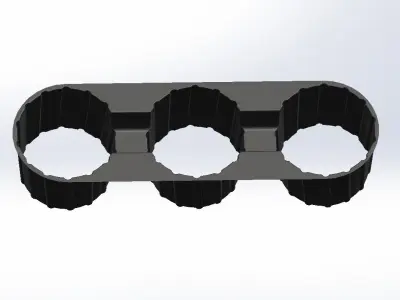 biscuit packet insider tray 3D model
