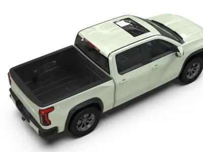 2027 Concept Full Size Pickup Truck Inspired by Silverado 3D model