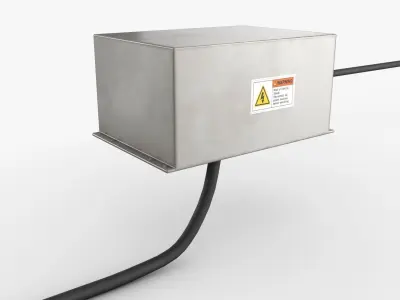 Electrical Box 05 Low-poly 3D model