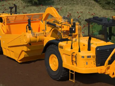 Generic Scraper Rigged 3D model