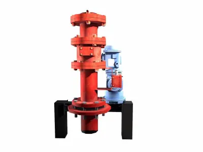 HVLR Pipe Low-poly 3D model