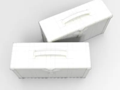 Ammoboxes AmmoCrate of Mmmunition  Low-poly 3D model Free low-poly 3D model