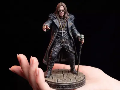 The Prince of Darkness - Heavy Metal Rock Legend STL 3D print model