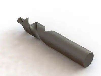 Broca Escalonada Step Drill dia 16 x 100 and 6 x 12 3D model