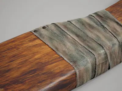 AK47 Gun Low-poly 3D model shop