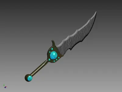 Tryndamere Sword Free 3D model
