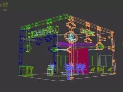 Exhibition - Area -6X9-3DMAX2012-012 3D model