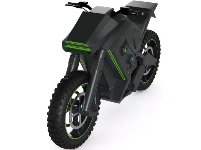 Trail Motorcycle 3D model buy