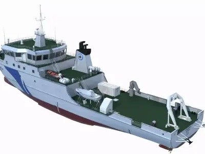 Archaeological Research Vessel 01 3D model