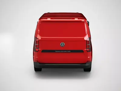 Volkswagen Transporter T7 2025 Low-poly 3D model