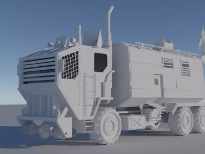 Wasteland Truck Free 3D model