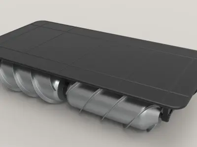 Screw terrain platform 3D model