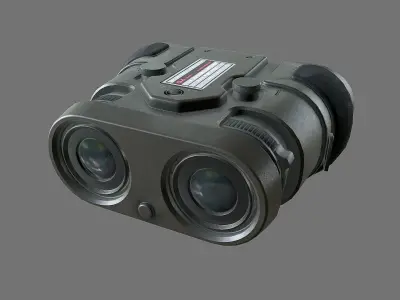 Binocular Prop PBR Low-poly 3D model