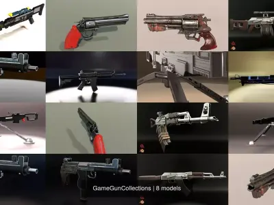 GameGunCollections 3D Model Pack
